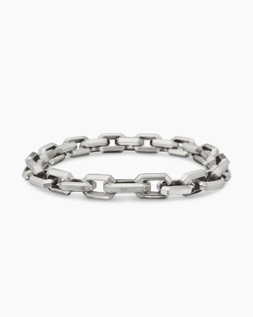 Mens Streamline Heirloom Chain Link Bracelet in Sterling Silver, 7.5mm