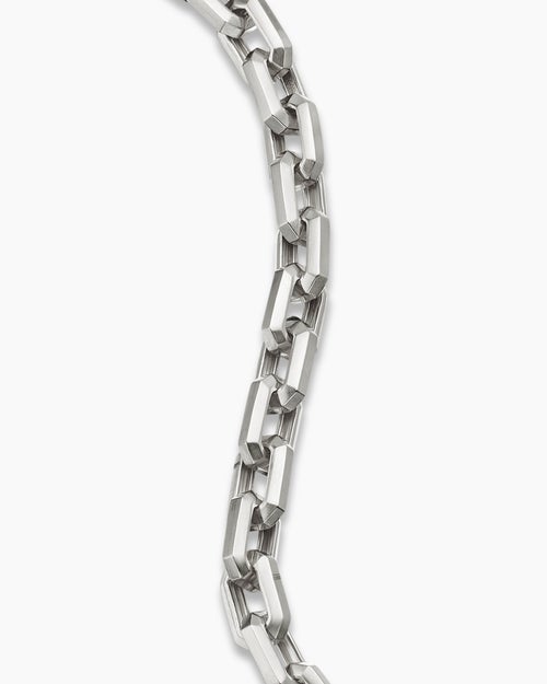 Mens Streamline Heirloom Chain Link Bracelet in Sterling Silver, 7.5mm