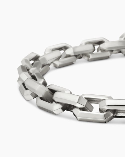 Mens Streamline Heirloom Chain Link Bracelet in Sterling Silver, 7.5mm