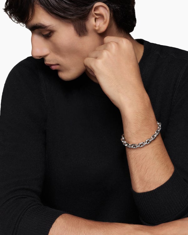 Streamline Heirloom Chain Link Bracelet in Platinum, 7.5mm