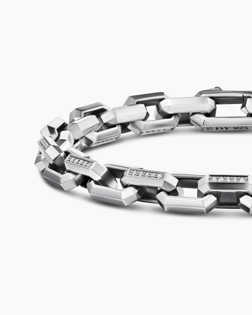 Bracelet à maillons Heirloom Streamline en argent sterling, 7,5 mm hommes