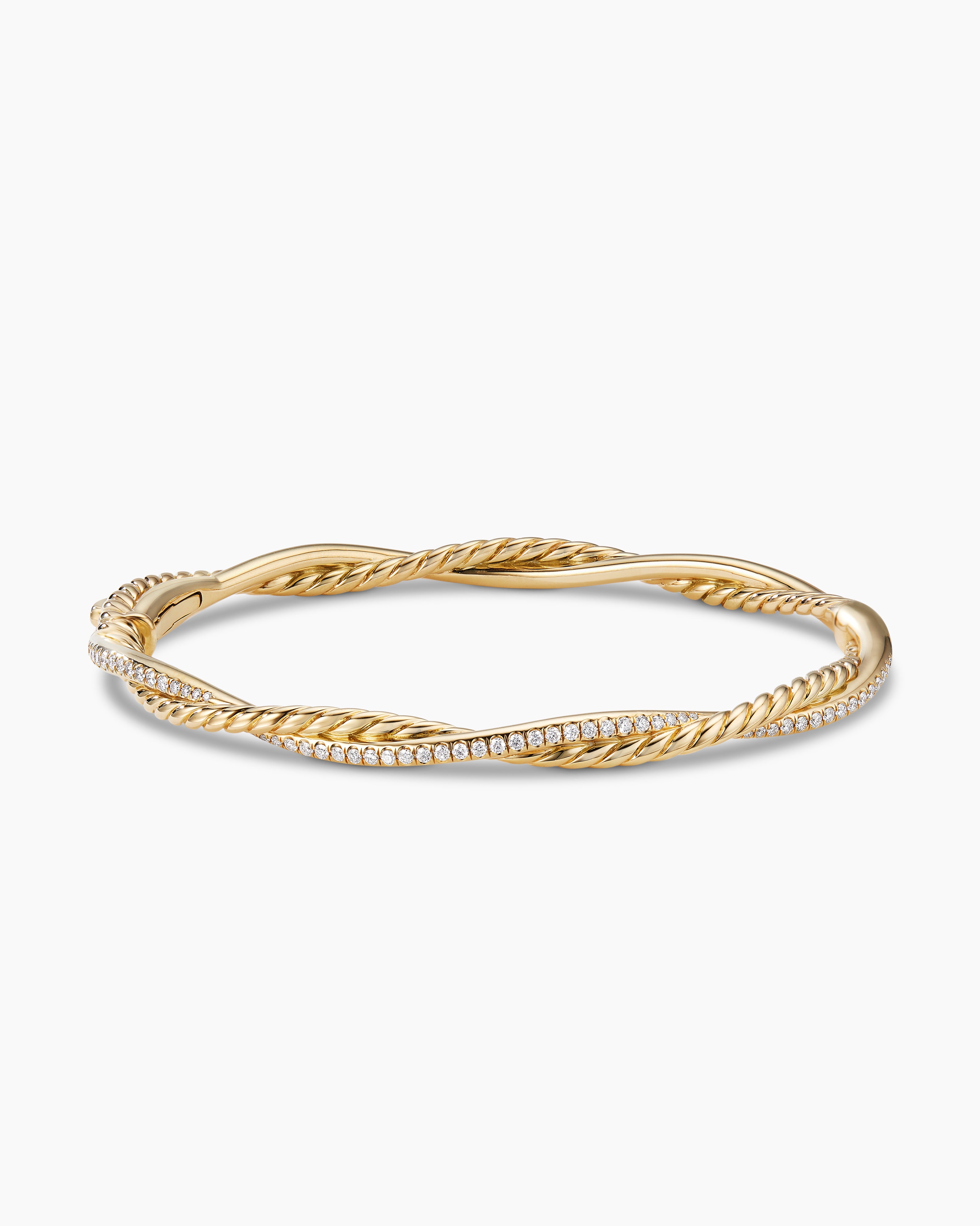 Diamond Infinity Bracelet 1/20 ct tw Round Sterling Silver/10K Yellow Gold  | Jared
