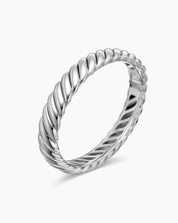 Bracelet Sculpted Cable en argent sterling, 10 mm