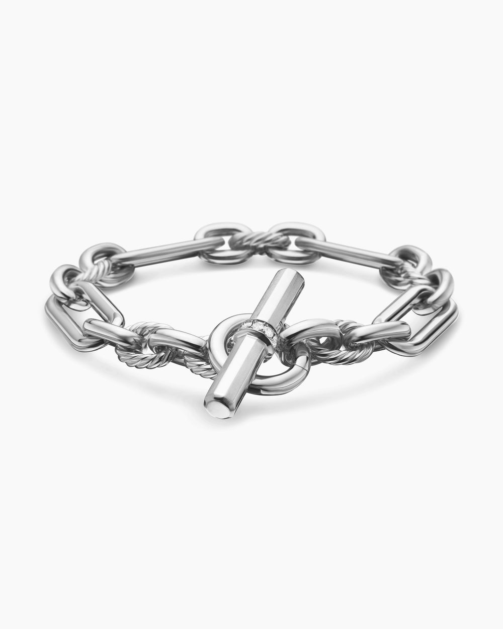 Bracelet chaîne Lexington en argent sterling avec diamants, 9,8 mm femmes