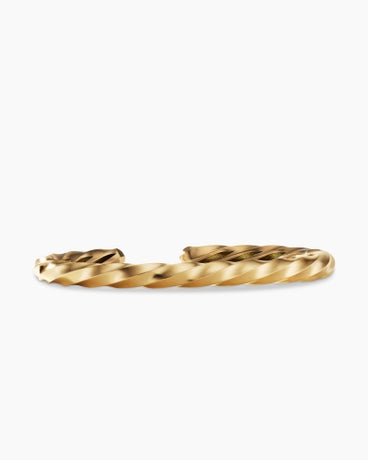 Cable Edge® Cuff Bracelet in 18K Yellow Gold, 5.5mm