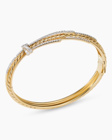 Angelika™ Bracelet in 18K Yellow Gold with Diamonds, 8.5mm