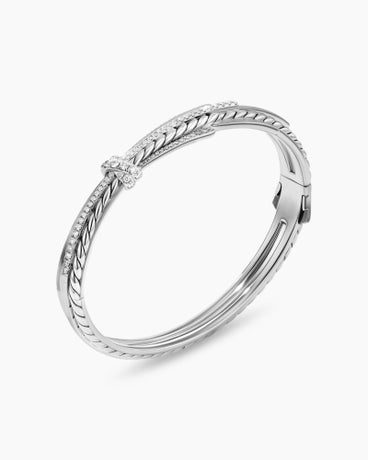 Angelika™ Bracelet in Sterling Silver with Diamonds, 8.5mm