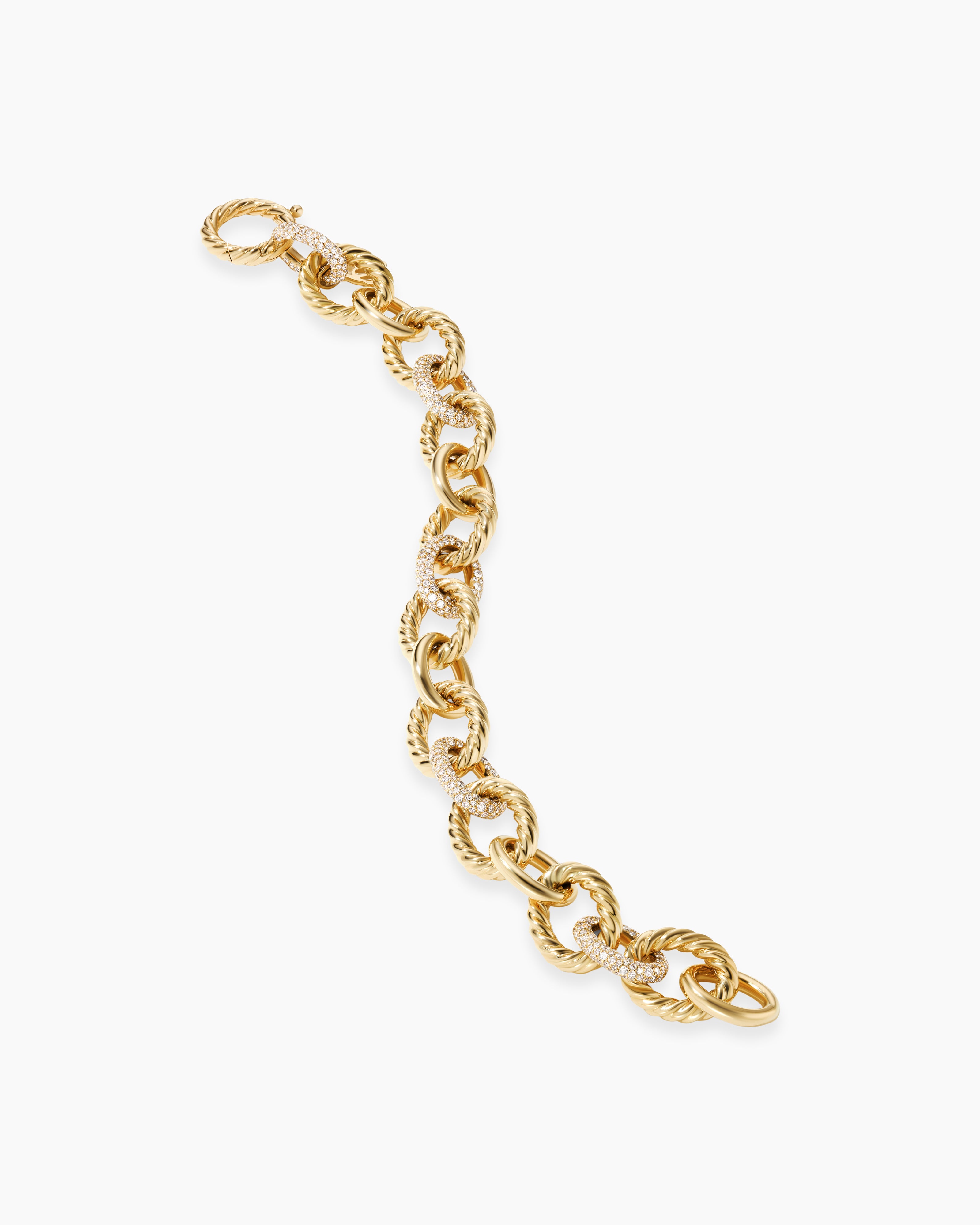 Bronx Pave Chain Link Diamond Tennis Bracelet