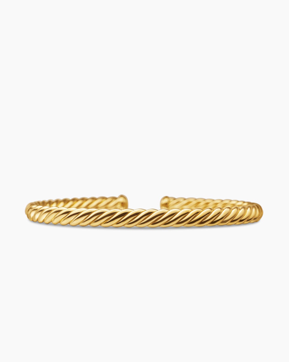 Bracelet Modern Oval Cablespira® en or jaune 18 carats, 4,5 mm femme