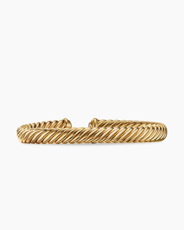 Modern Oval Cablespira® Bracelet in 18K Yellow Gold, 7mm