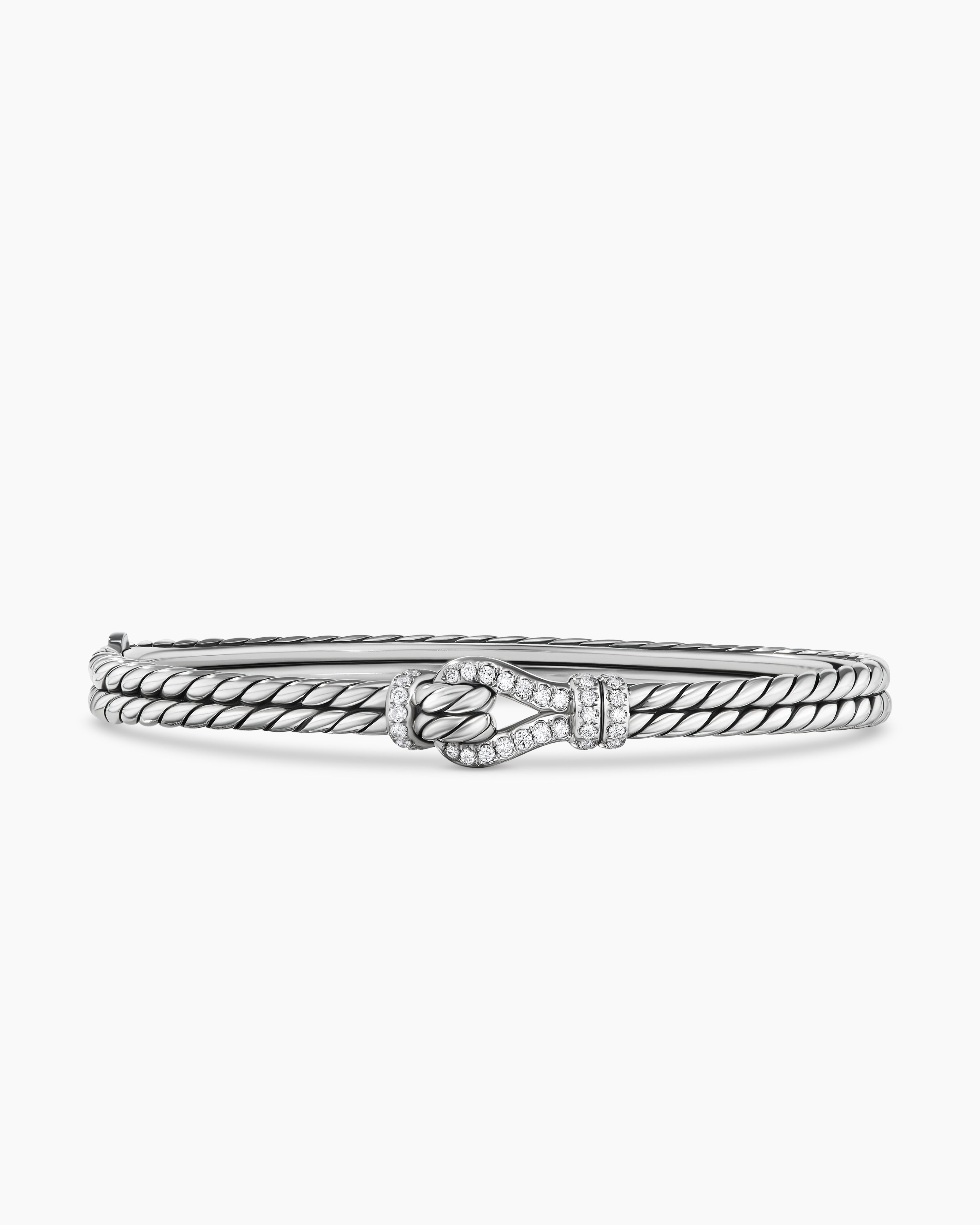 Silver hot sale loop bracelet