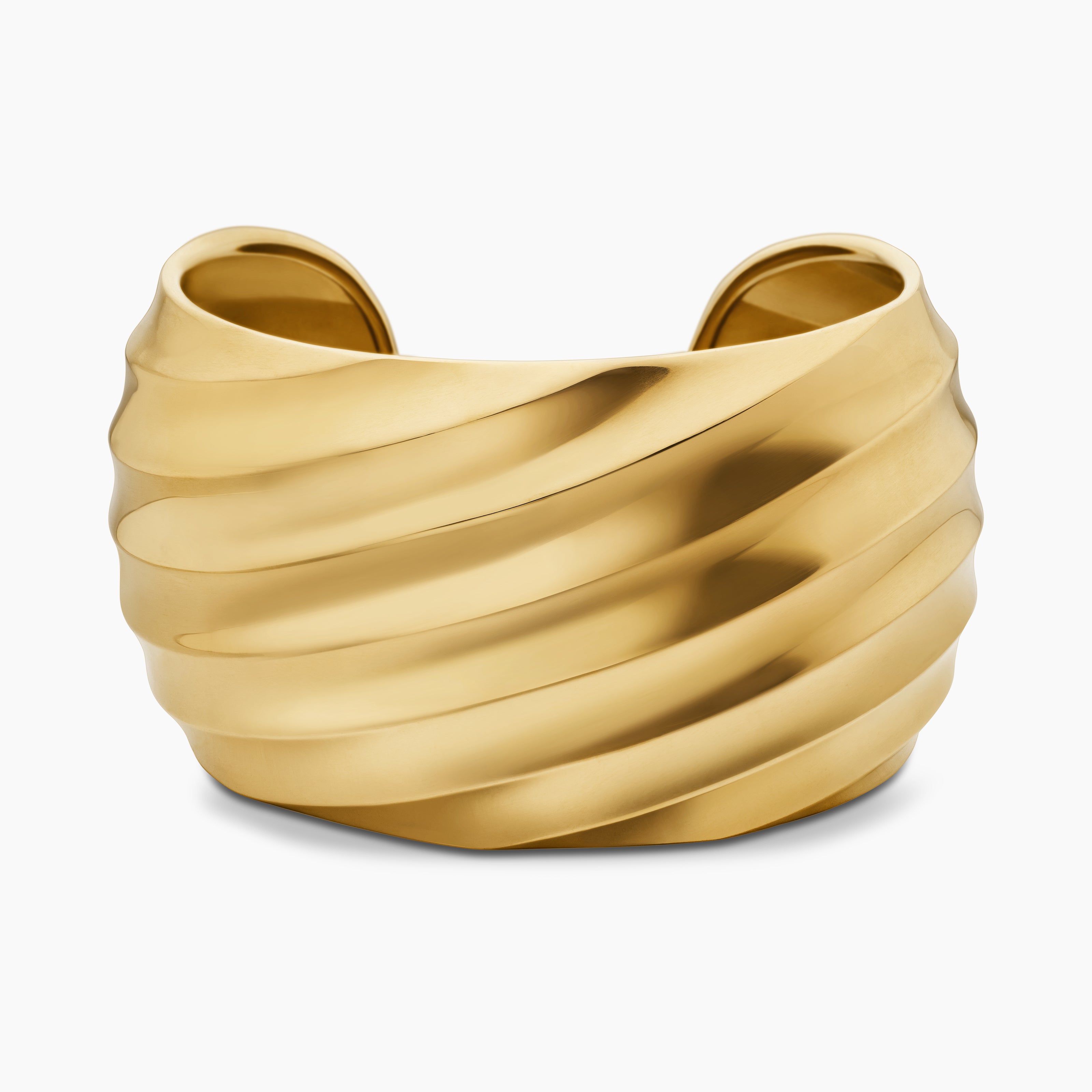 18K Gold Cable Cuff Bracelet | David Yurman