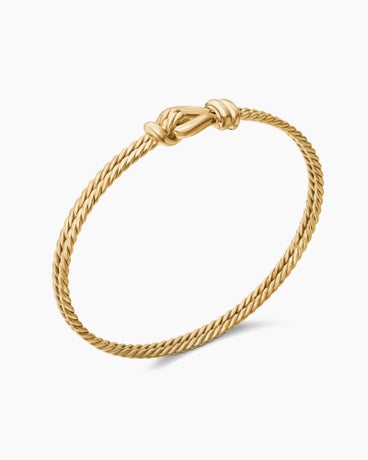 Thoroughbred Loop Bracelet in 18K Yellow Gold, 4.5mm