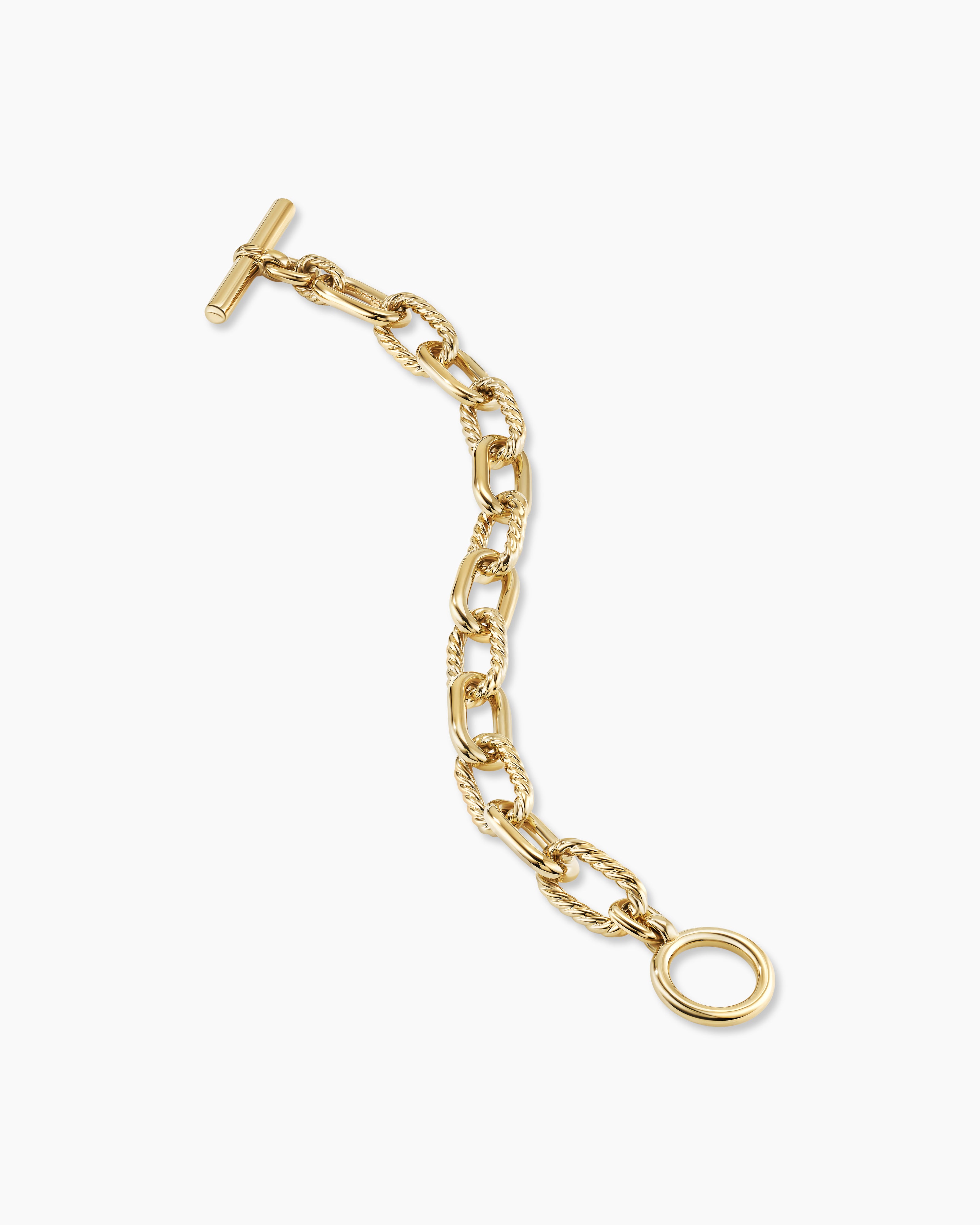 DY Madison Toggle Chain Bracelet in 18K Yellow Gold, 11mm