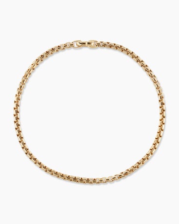 DY Bael Aire Box Chain Bracelet in 18K Yellow Gold, 2.7mm