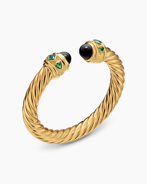 Womens Renaissance Cablespira Bracelet in 18ct Yellow Gold, 9mm