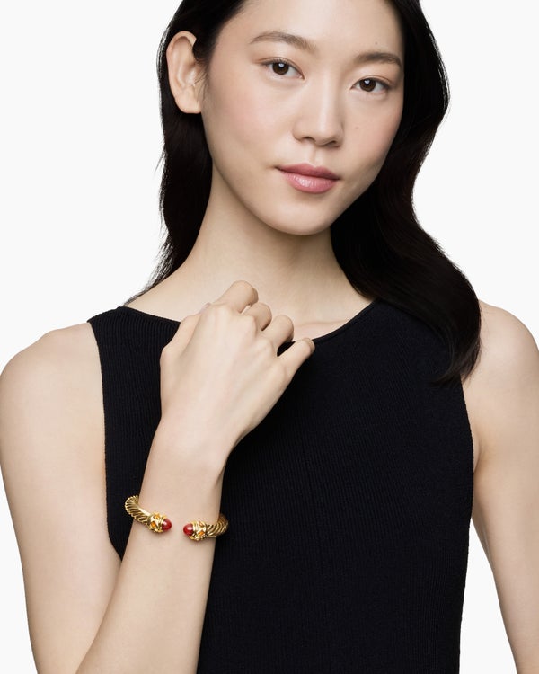 Bracelet Renaissance Cablespira en or jaune 18 carats, 9 mm