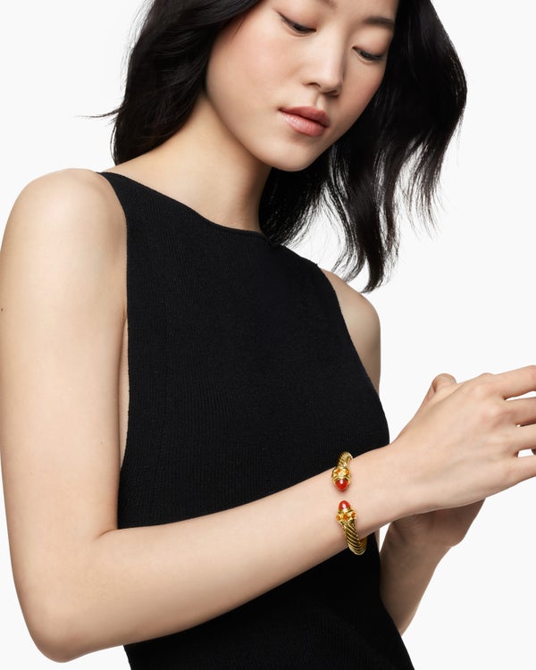 Bracelet Renaissance Cablespira en or jaune 18 carats, 9 mm