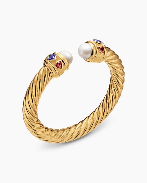 Bracelet Renaissance Cablespira en or jaune 18 carats, 9 mm