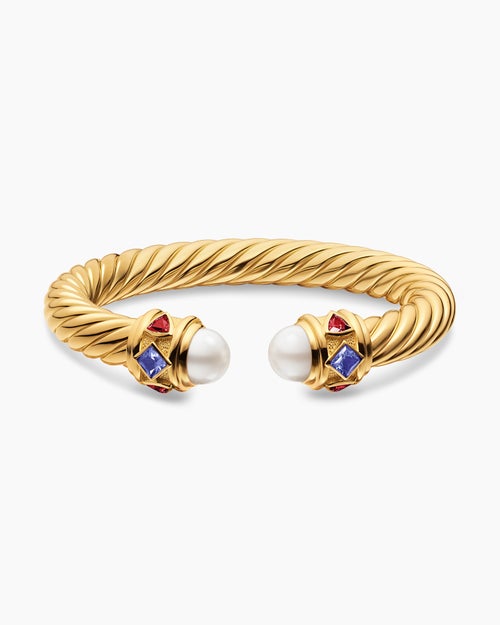 Bracelet Renaissance Cablespira en or jaune 18 carats, 9 mm