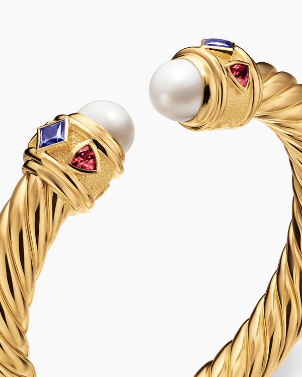 Bracelet Renaissance Cablespira en or jaune 18 carats, 9 mm