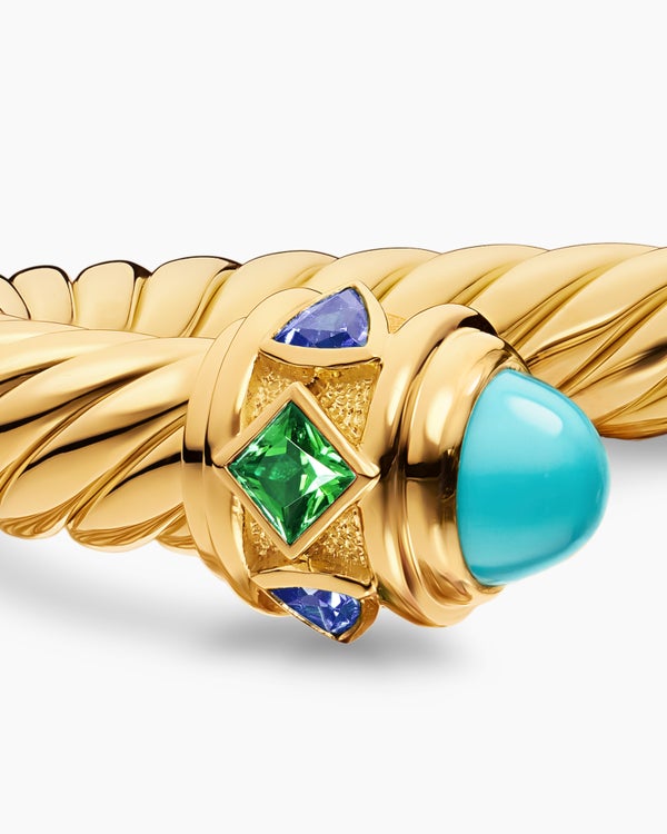 Bracelet Renaissance Cablespira en or jaune 18 carats, 9 mm