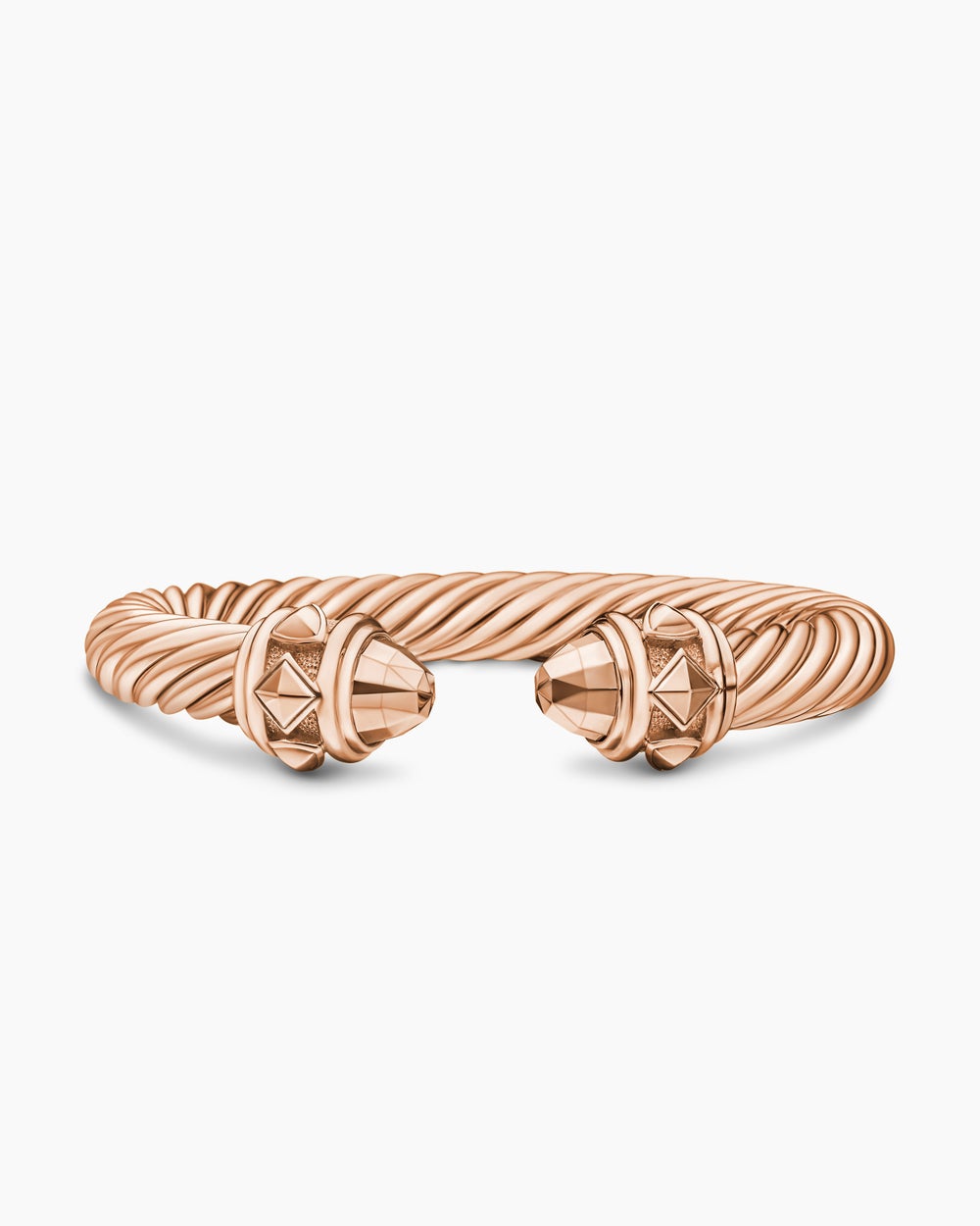 Womens Renaissance® Cablespira® Bracelet in 18K Rose Gold, 9mm