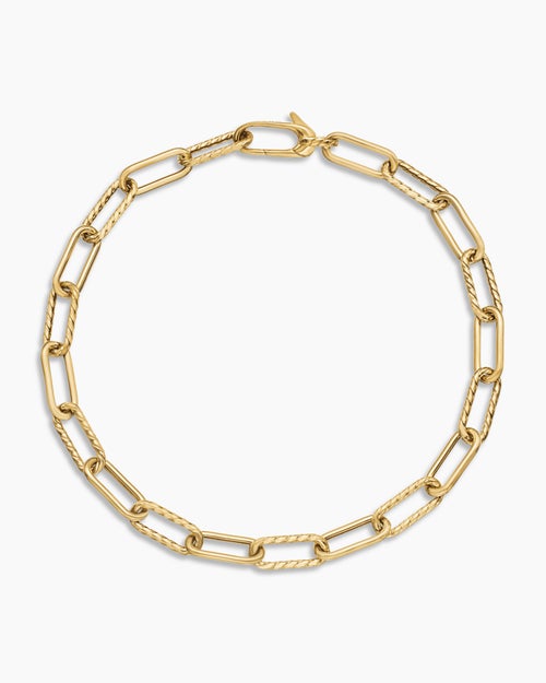 Womens DY Madison Chain Bracelet in 18ct Yellow Gold, 4mm