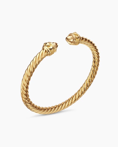 Womens Renaissance® Cablespira® Bracelet in 18K Yellow Gold, 5mm