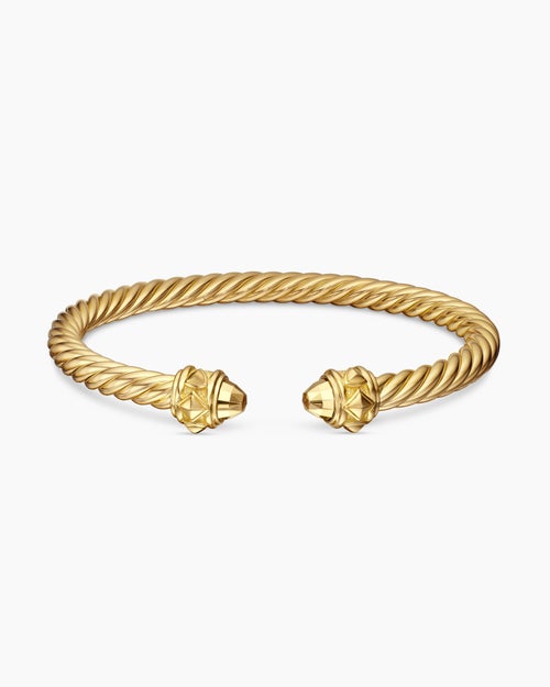 Womens Renaissance® Cablespira® Bracelet in 18K Yellow Gold, 5mm