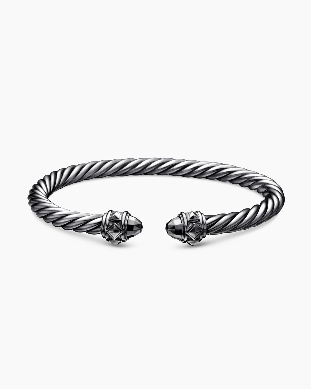 Womens Renaissance Classic Cable Bracelet in Blackened Silver, 5mm