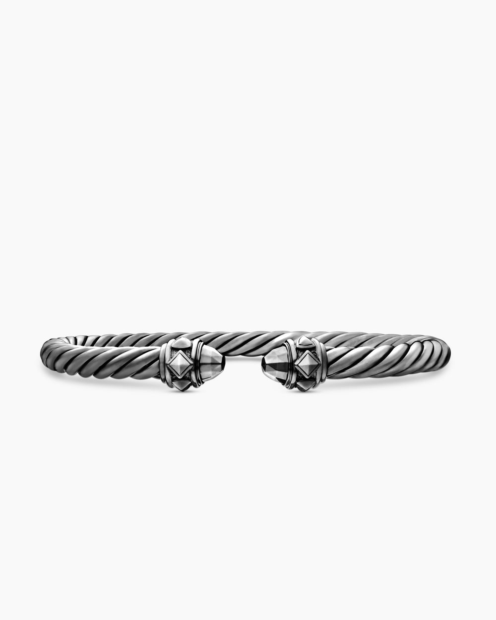 Womens Renaissance Classic Cable Bracelet in Blackened Silver, 5mm