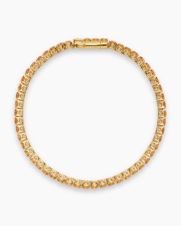 Tennis Bracelet in 18K Yellow Gold, 3mm