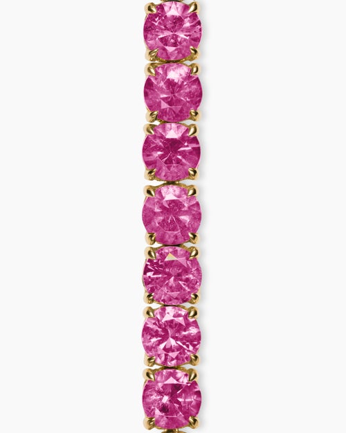 Womens Tennis Bracelet in 18K Yellow Gold, 3mm