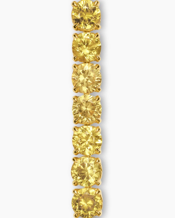 Tennis Bracelet in 18K Yellow Gold, 3mm