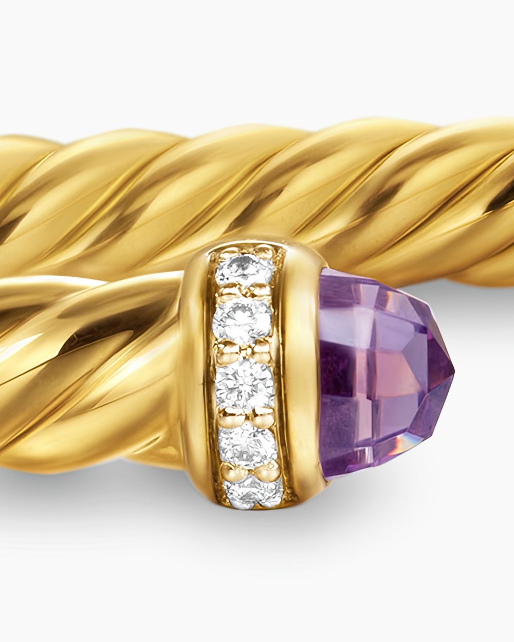 Bracelet Cablespira Flex en or jaune 18 carats avec diamants, 4 mm femmes