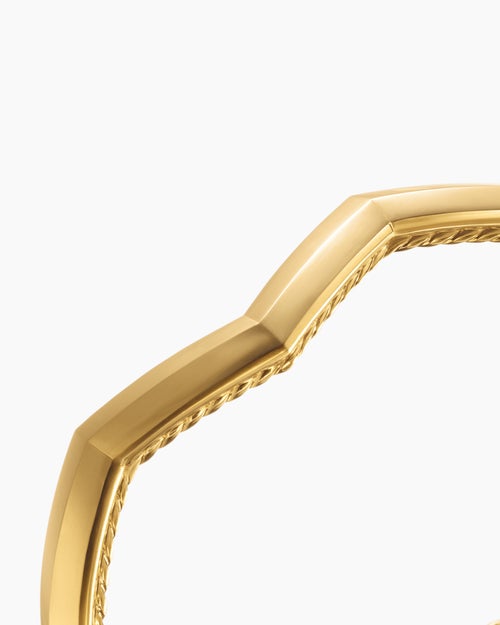 Womens Zig Zag Stax™ Cuff Bracelet in 18K Yellow Gold, 5mm