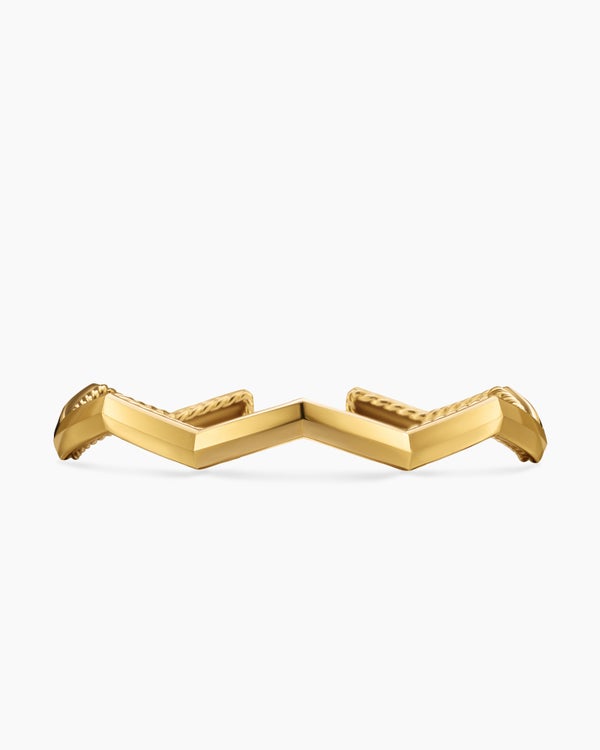 Zig Zag Stax™ Cuff Bracelet in 18K Yellow Gold, 5mm