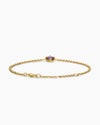 Micro Chatelaine® Chain Bracelet in 18K Yellow Gold with Amethyst, 4mm Micro Chatelaine® Chain Bracelet in 18K Yellow Gold with Amethyst, 4mm