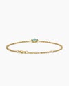 Micro Chatelaine® Chain Bracelet in 18K Yellow Gold with Aquamarine, 4mm Micro Chatelaine® Chain Bracelet in 18K Yellow Gold with Aquamarine, 4mm