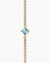 Micro Chatelaine® Chain Bracelet in 18K Yellow Gold with Aquamarine, 4mm Micro Chatelaine® Chain Bracelet in 18K Yellow Gold with Aquamarine, 4mm