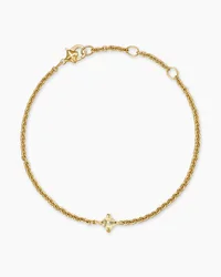 Micro Chatelaine® Chain Bracelet in 18K Yellow Gold with Champagne Citrine, 4mm