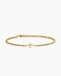 Micro Chatelaine® Chain Bracelet in 18K Yellow Gold with Champagne Citrine, 4mm