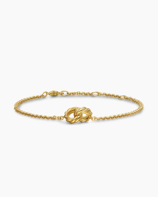 Sculpted Cable Chain Bracelet in 18K Yellow Gold, 8mm
