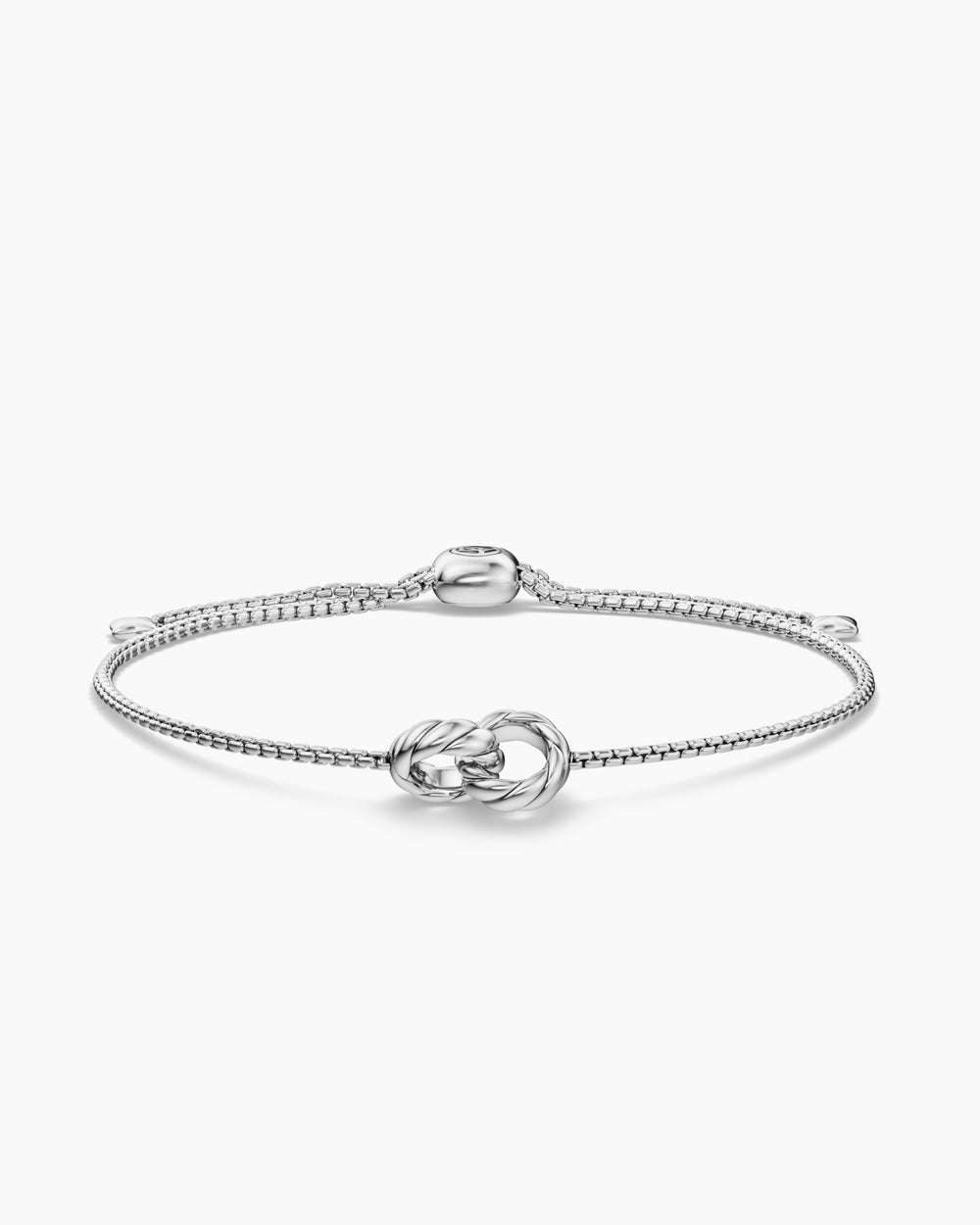 Womens Sculpted Cable Chain Bracelet in Sterling Silver, 8mm