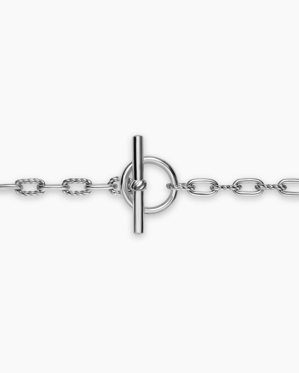 Womens DY Madison Toggle Chain Bracelet in Sterling Silver, 3mm