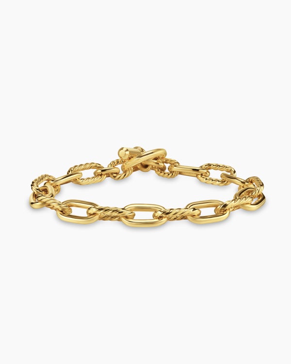 DY Madison® Toggle Chain Bracelet in 18K Yellow Gold, 8.5mm