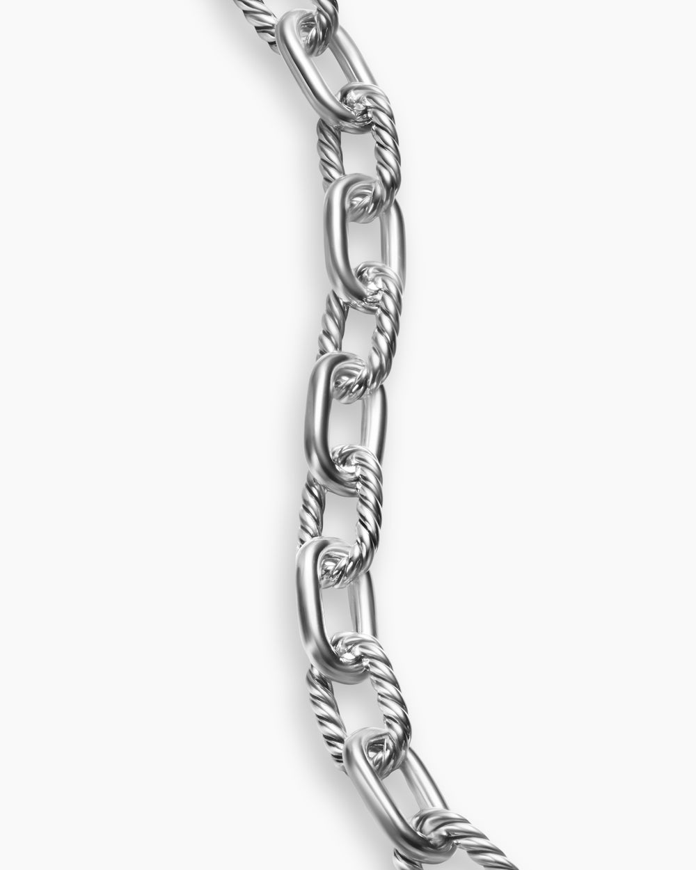 Womens DY Madison Toggle Chain Bracelet in Sterling Silver, 8.5mm
