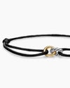 Sculpted Cable Linked Cord Bracelet with Sterling Silver and 14K Yellow Gold, 8.7mm Sculpted Cable Linked Cord Bracelet with Sterling Silver and 14K Yellow Gold, 8.7mm
