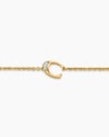 Petite Pavé Initial Chain Bracelet in 18K Yellow Gold with Diamond C Petite Pavé Initial Chain Bracelet in 18K Yellow Gold with Diamond C